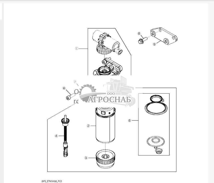 81F2 Топл. фильтр грубой очистки 
